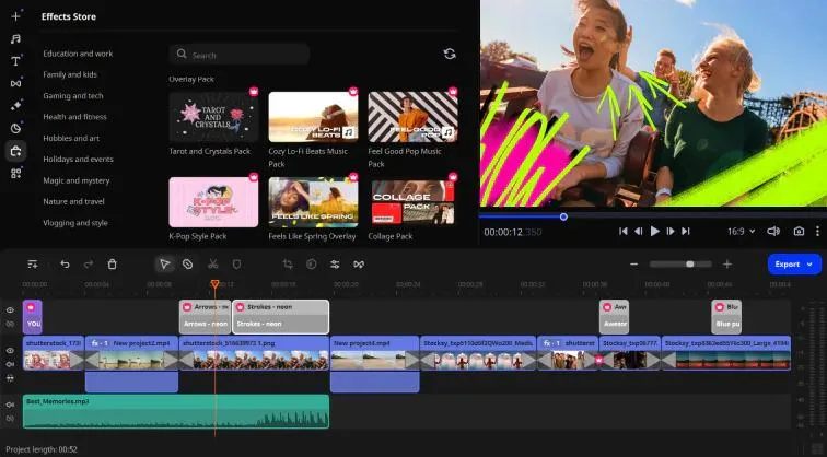 Movavi Video Editor — Screenshots 1