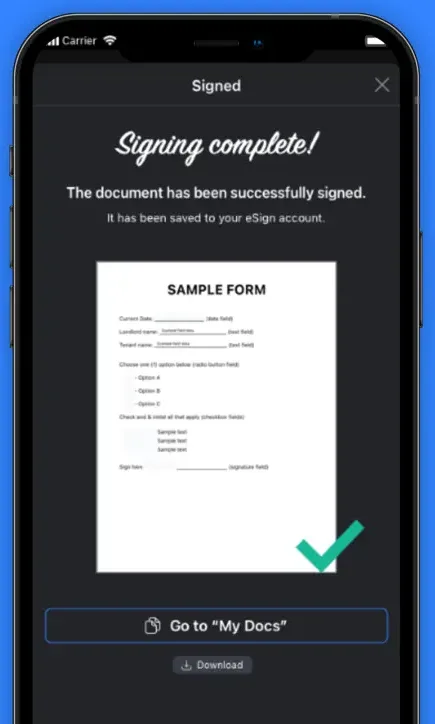 eSign — Screenshots 1