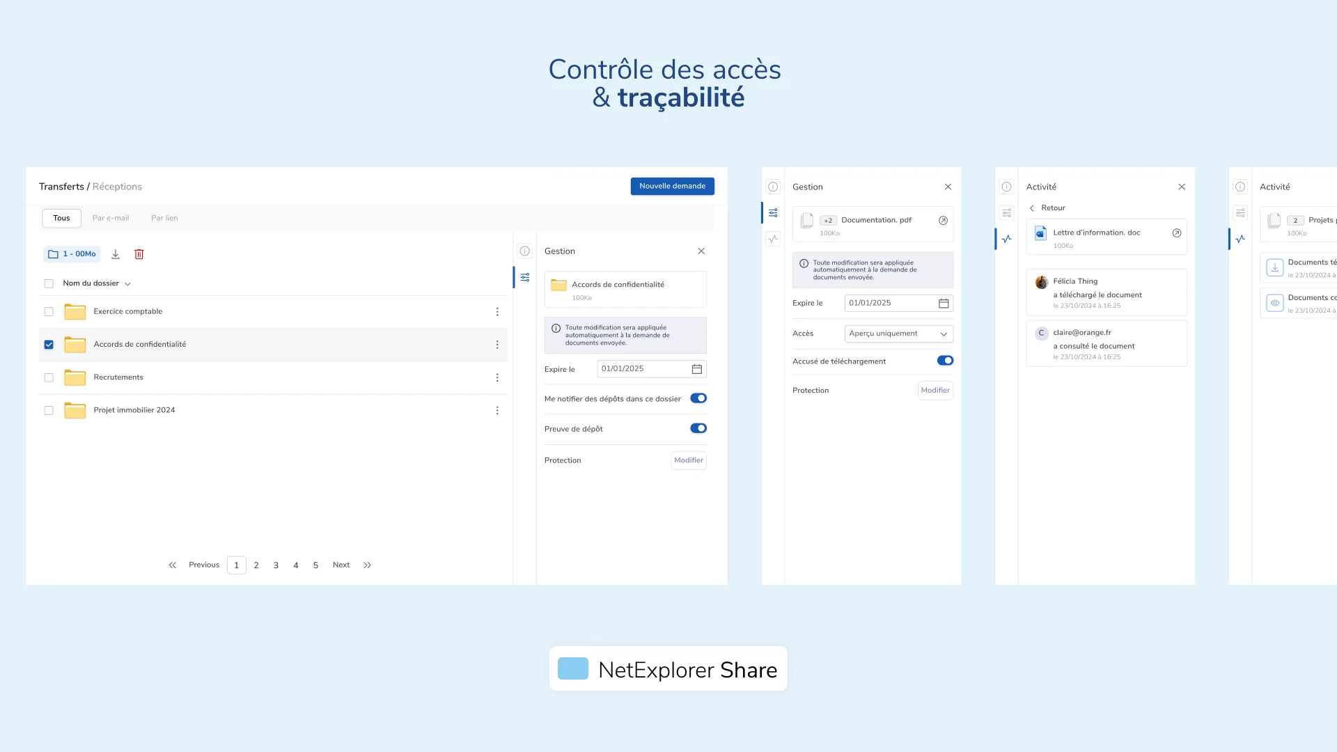 NetExplorer Share — Captures d'écran 3