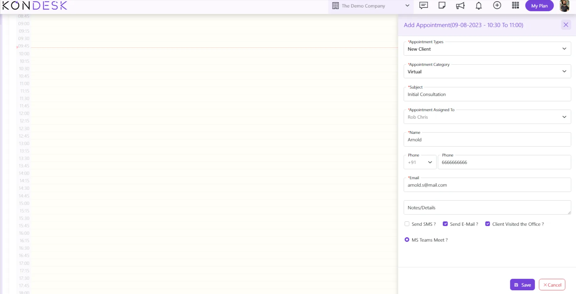 KONDESK — Screenshots 4