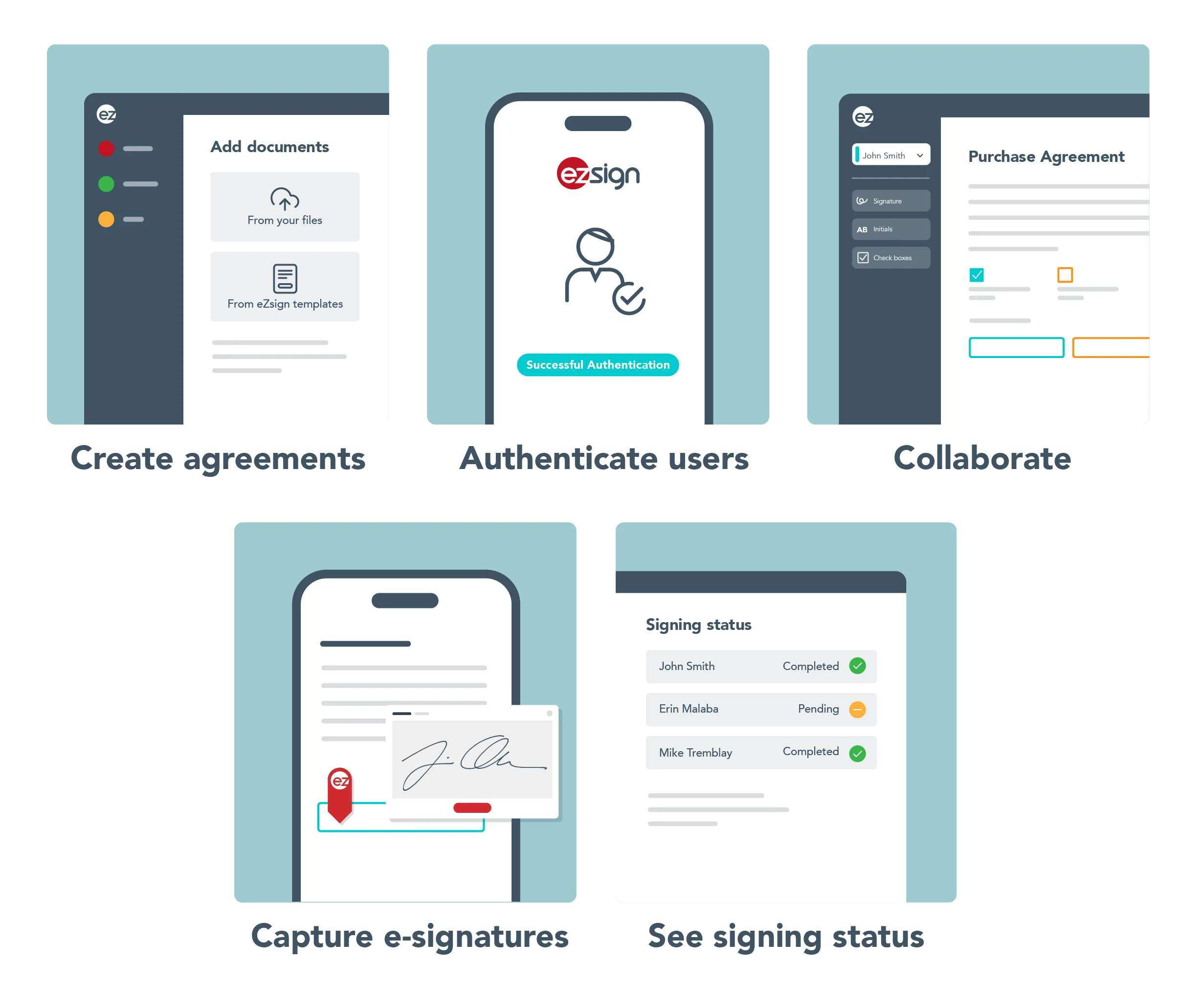 eZsign e-signature — Screenshots 1