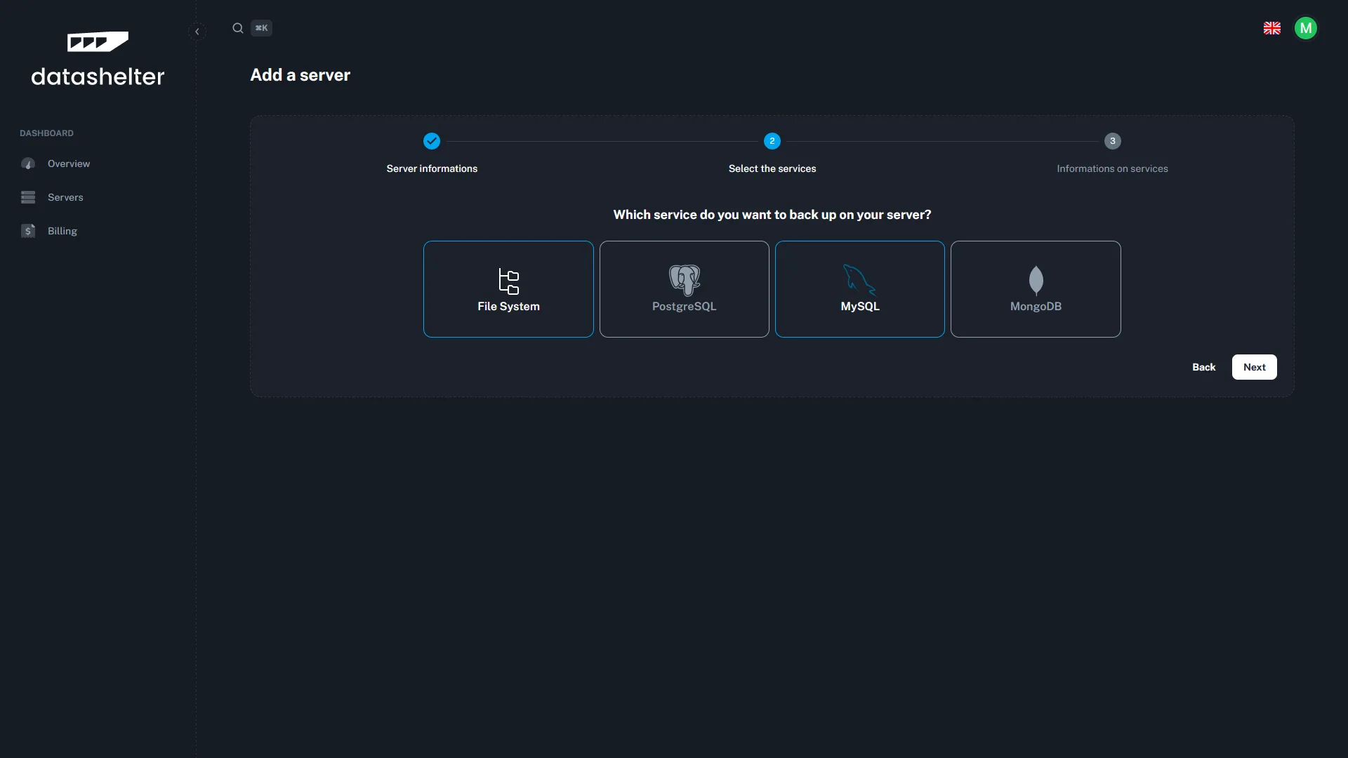 Datashelter — Screenshots 3