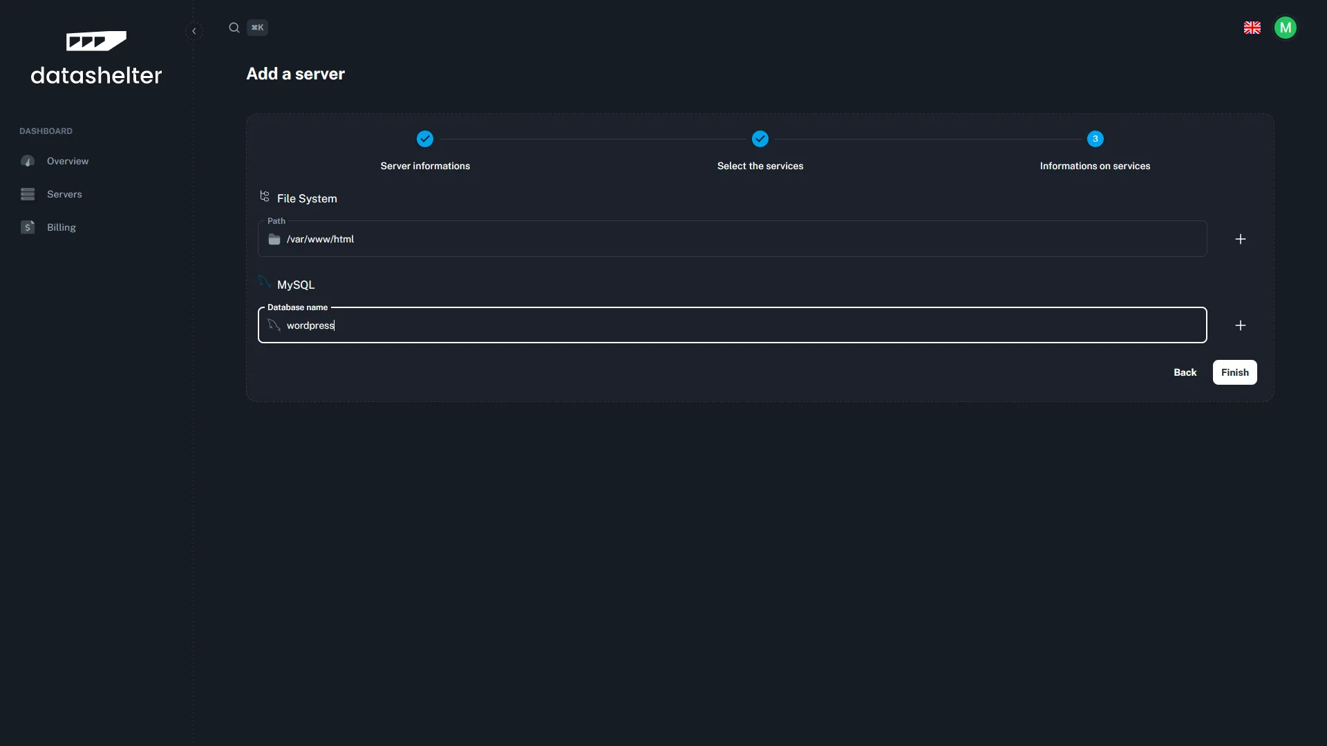 Datashelter — Screenshots 4