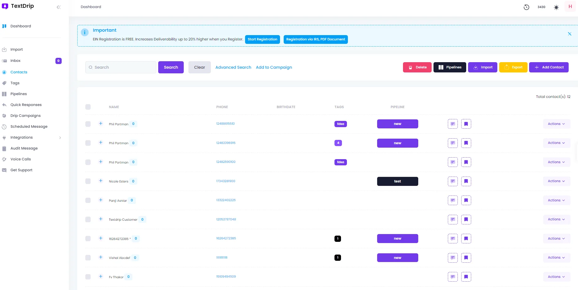Textdrip — Screenshots 1