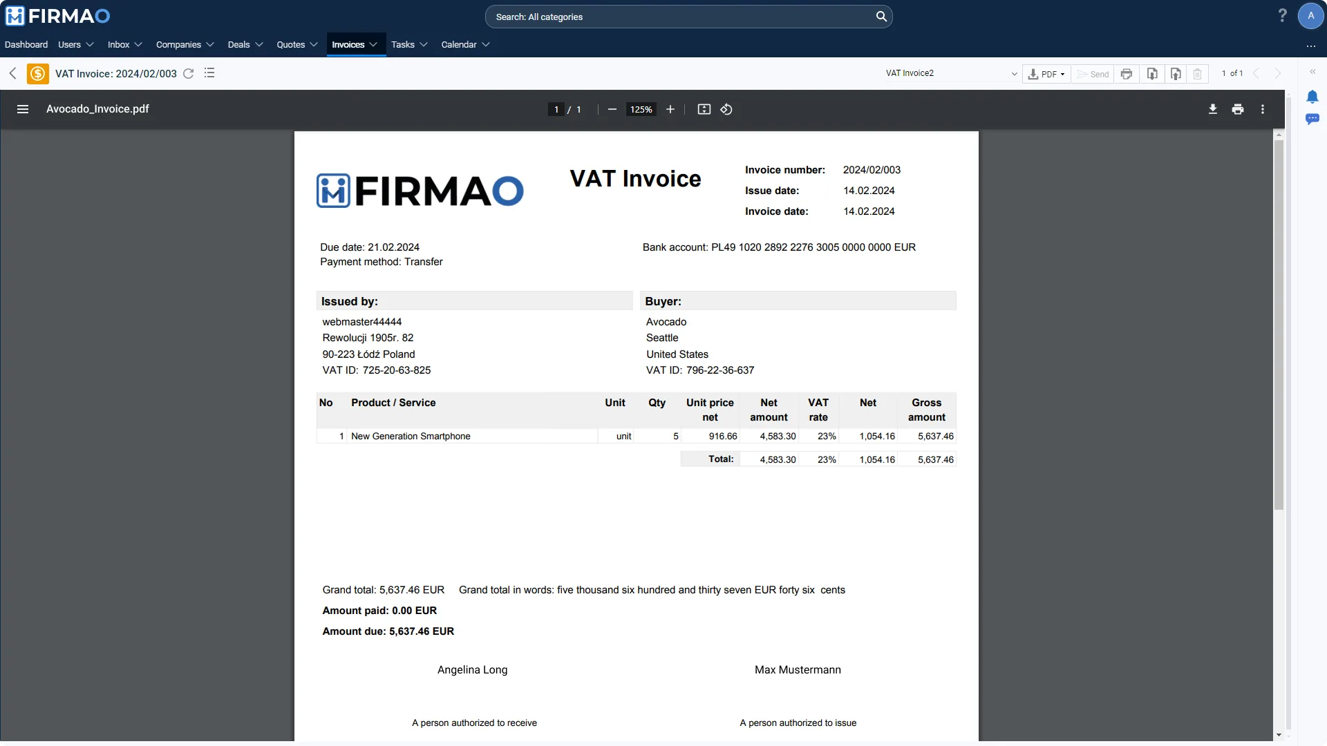 Firmao — Screenshots 4