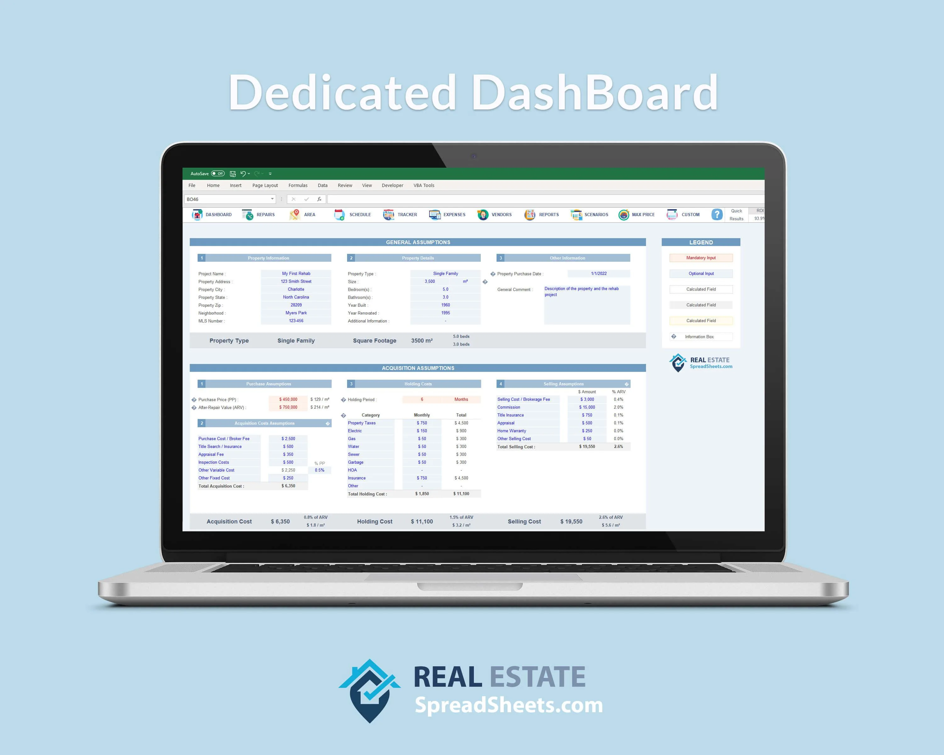 House Flipping & Rehab — All-in-One Solution to Analyze House flips & Rehabs