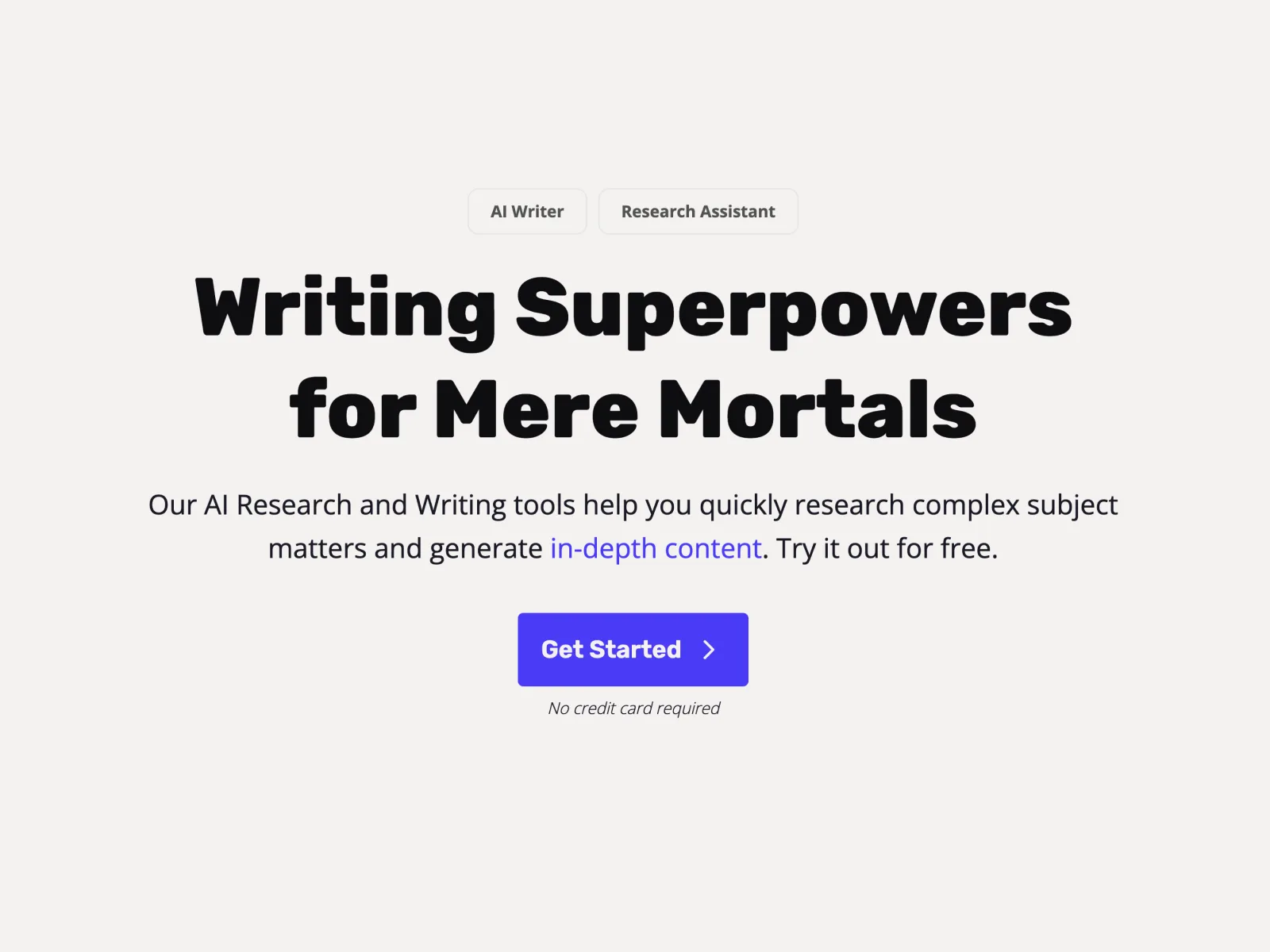 Lede — AI content generator for creating in-depth blog posts