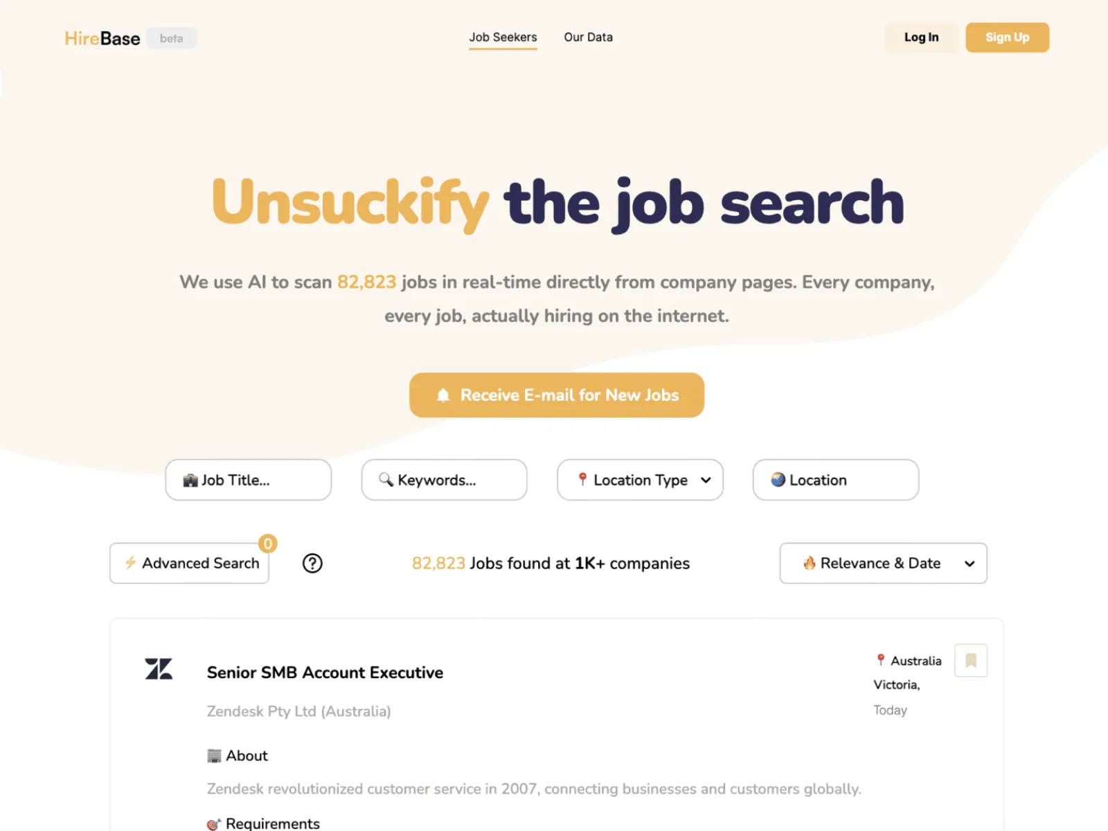 Hirebase — Screenshots 1