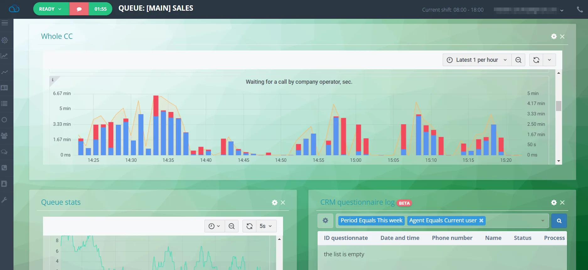 OKI-TOKI: Call Center Software — Screenshots 1