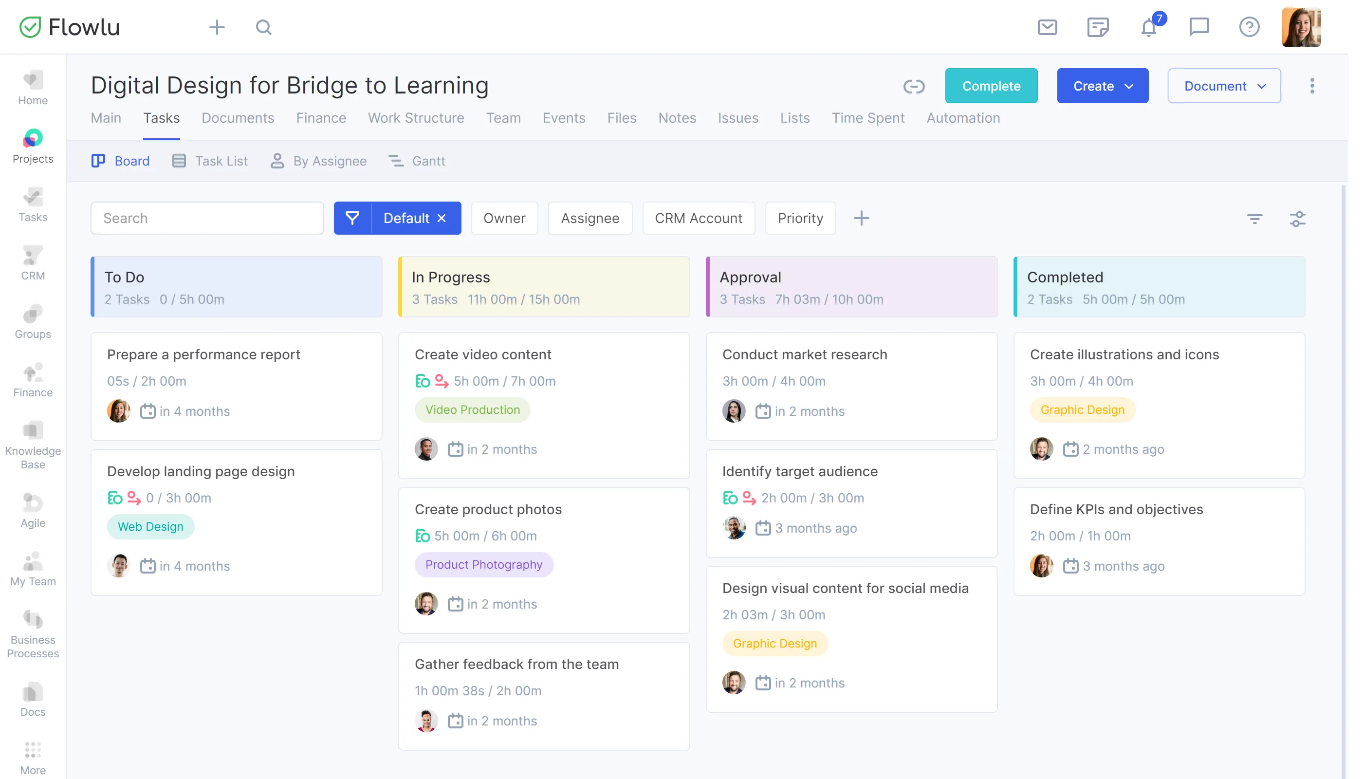 Flowlu — Screenshots 1