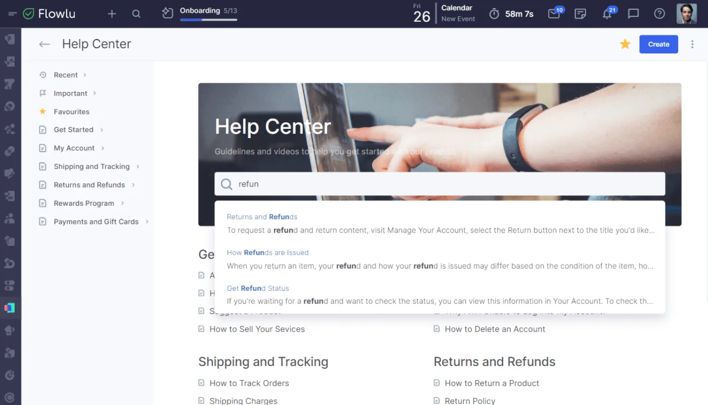 Flowlu — Screenshots 4