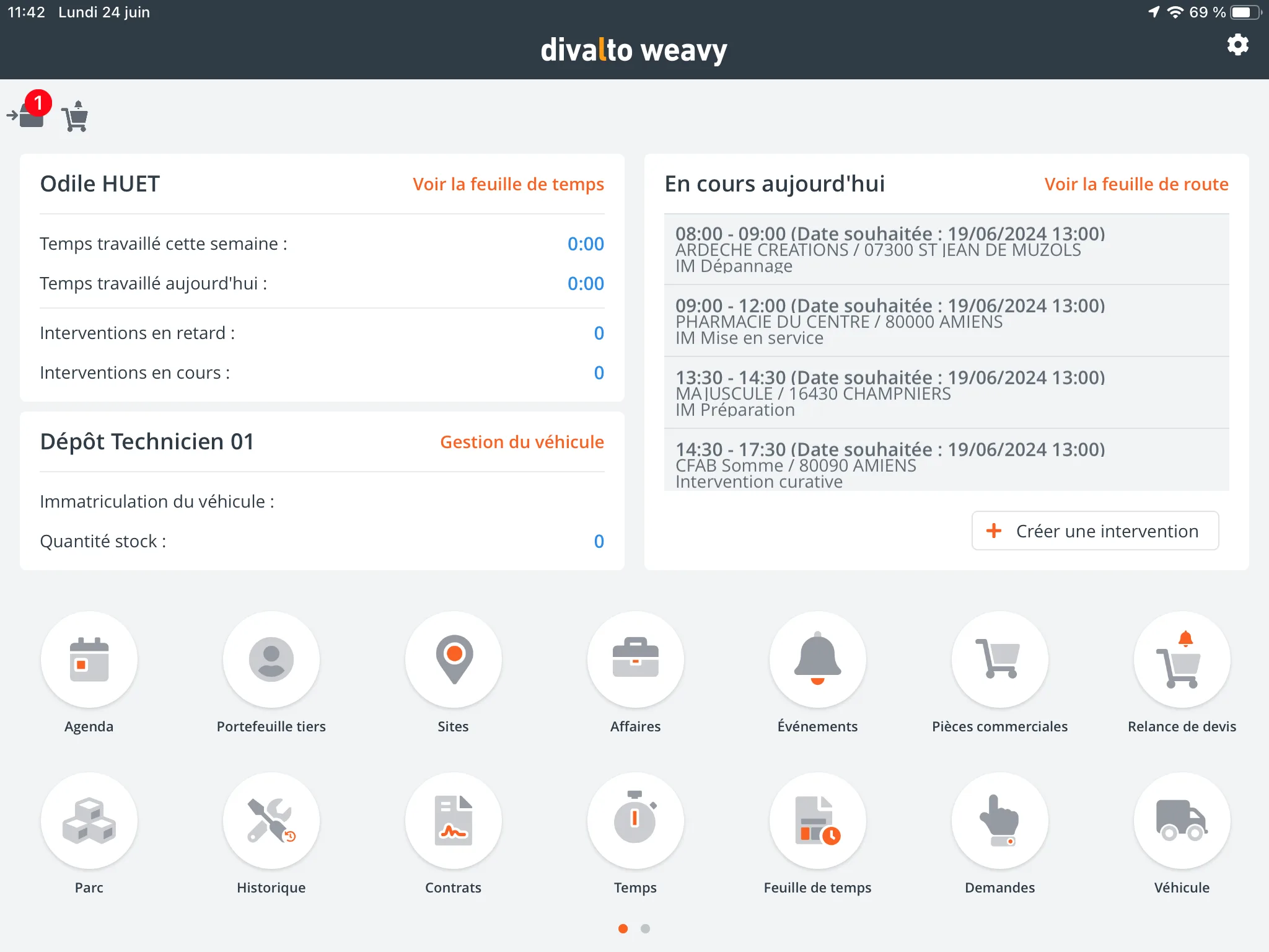 divalto field service — Screenshots 1