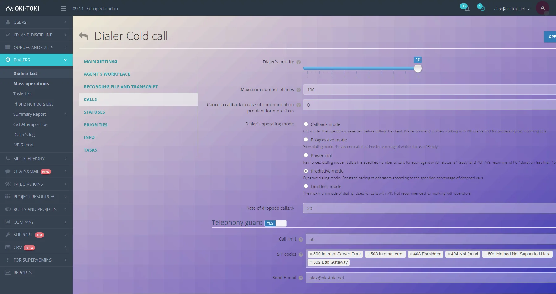 Oki-Toki Dialer — Screenshots 1