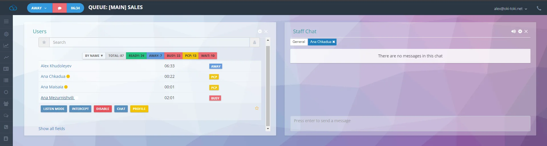 Oki-Toki Dialer — Screenshots 2