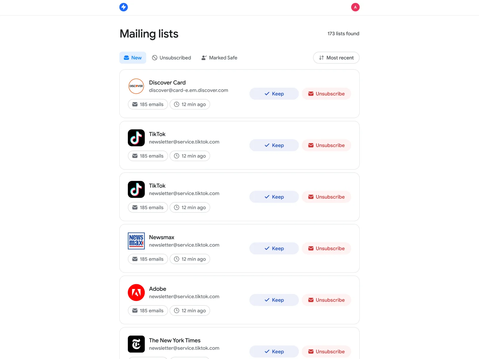 Inbox Zapper — Screenshots 1