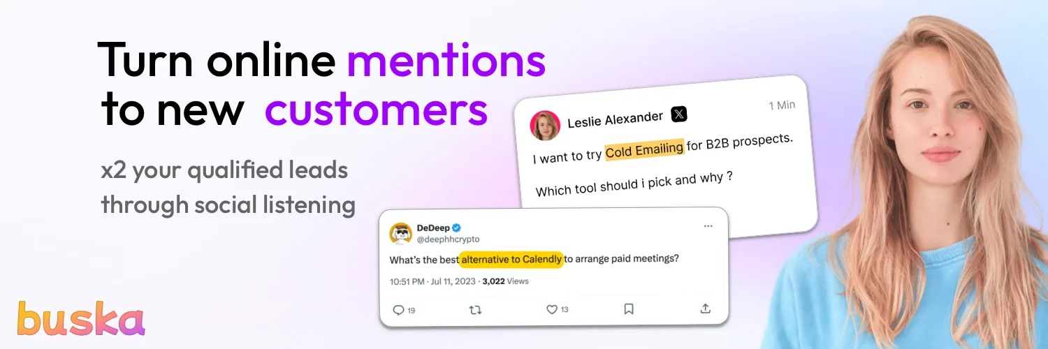 buska — Boost Lead Generation with Social Listening