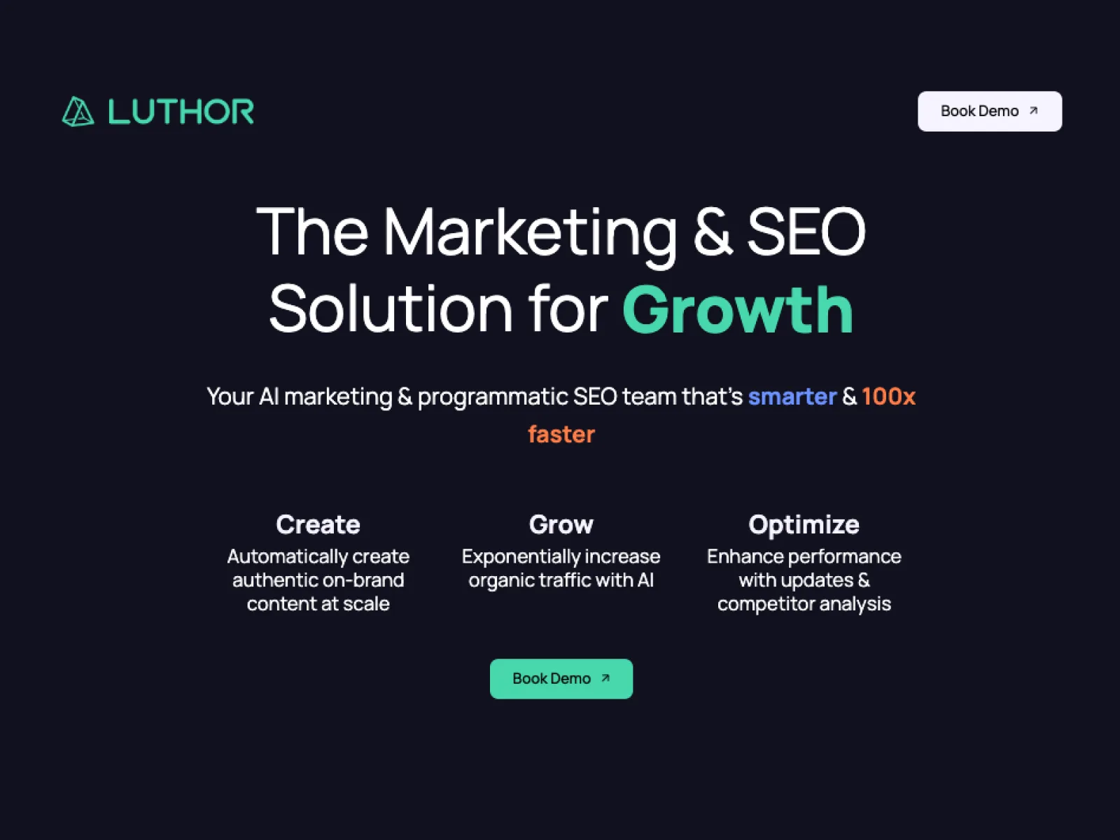 Luthor — Programmatic content marketing at scale