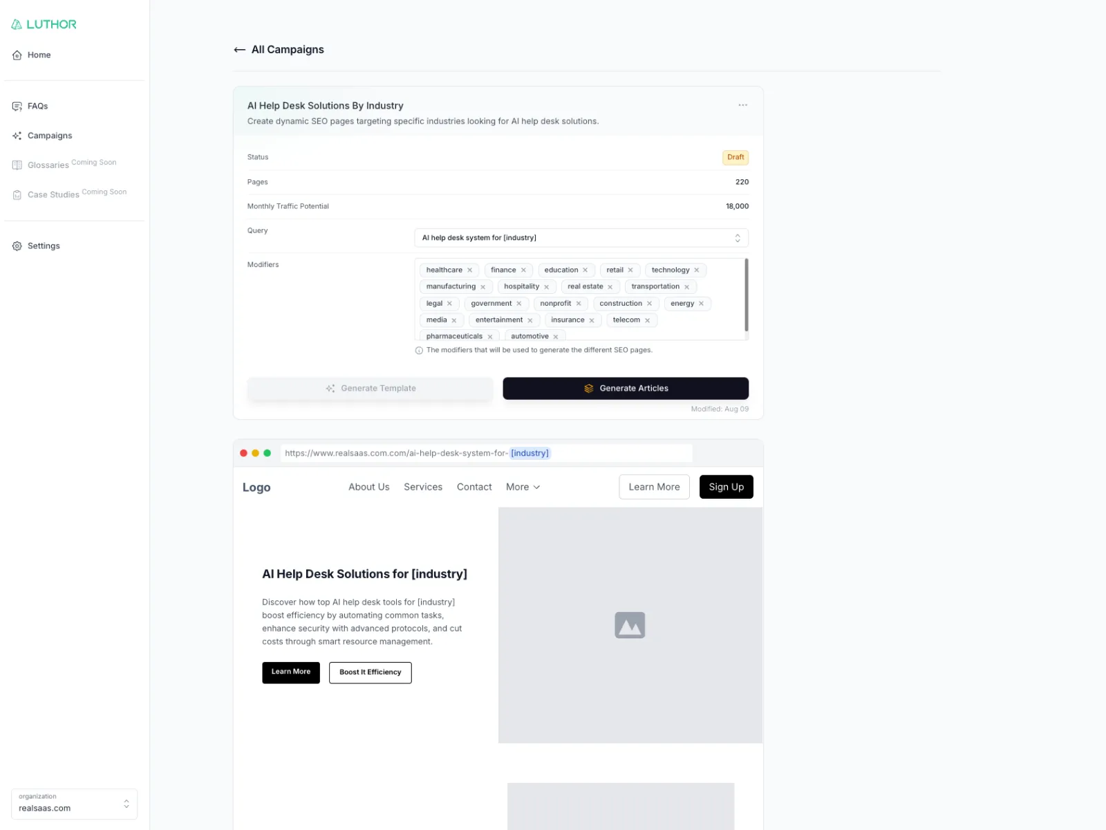 Luthor — Screenshots 2