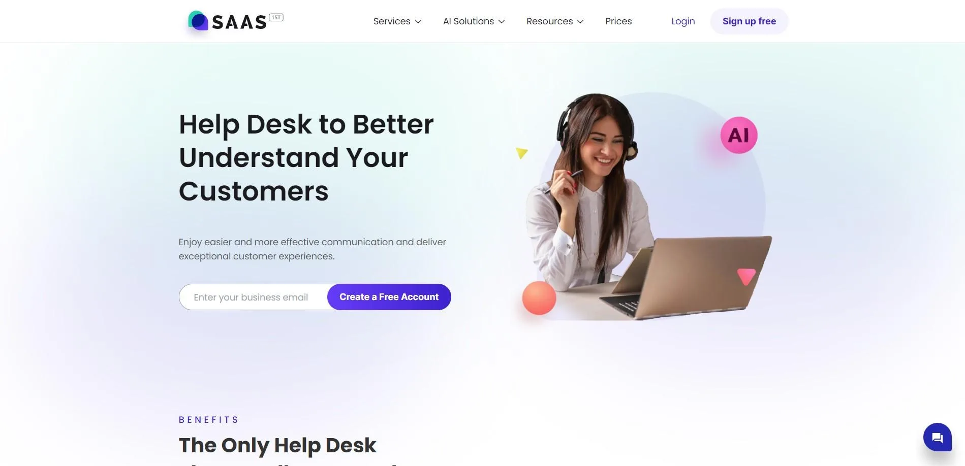 SAAS First — AI-First Help Desk to Deliver Exceptional CX