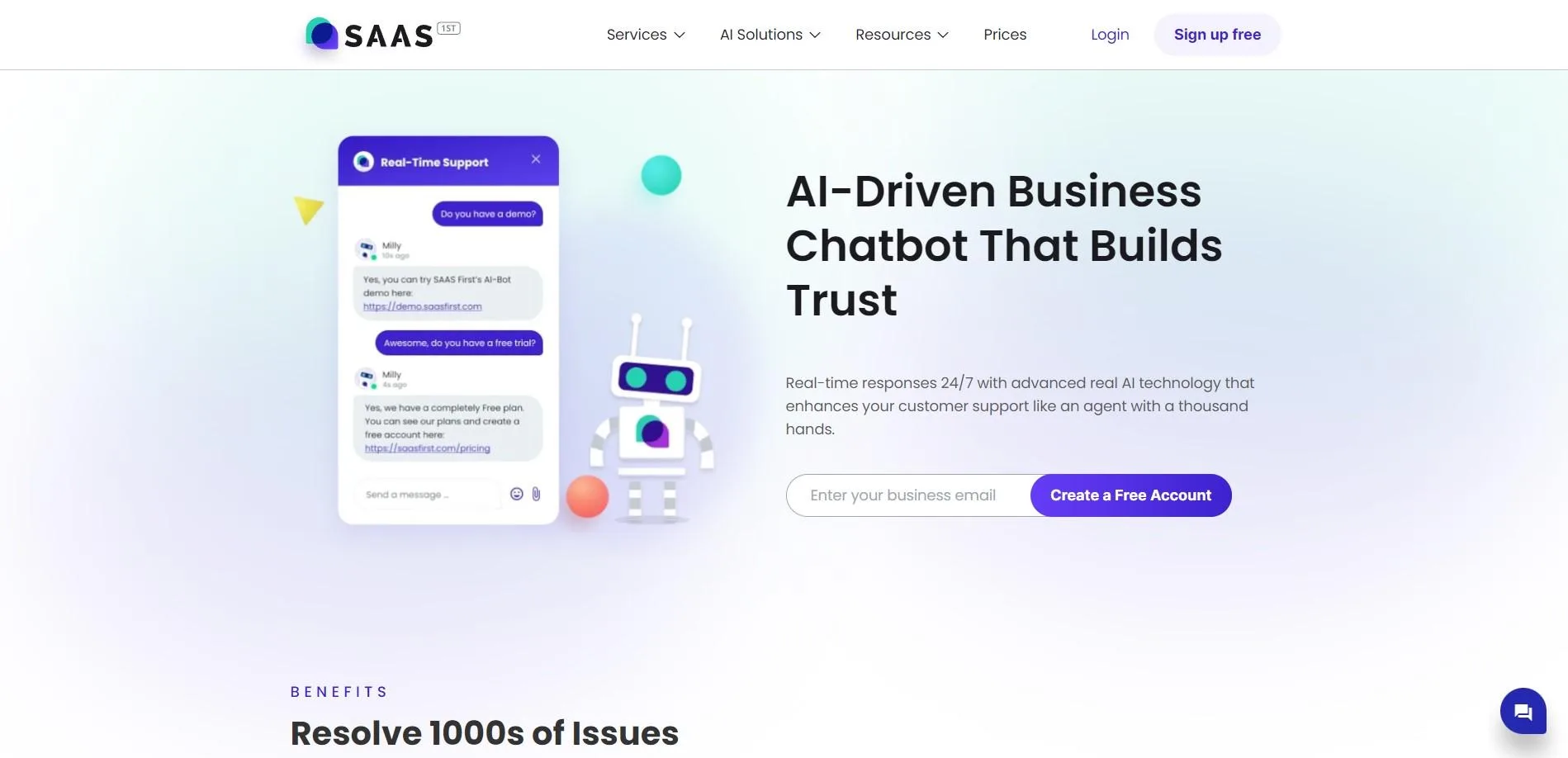 SAAS First — Screenshots 1