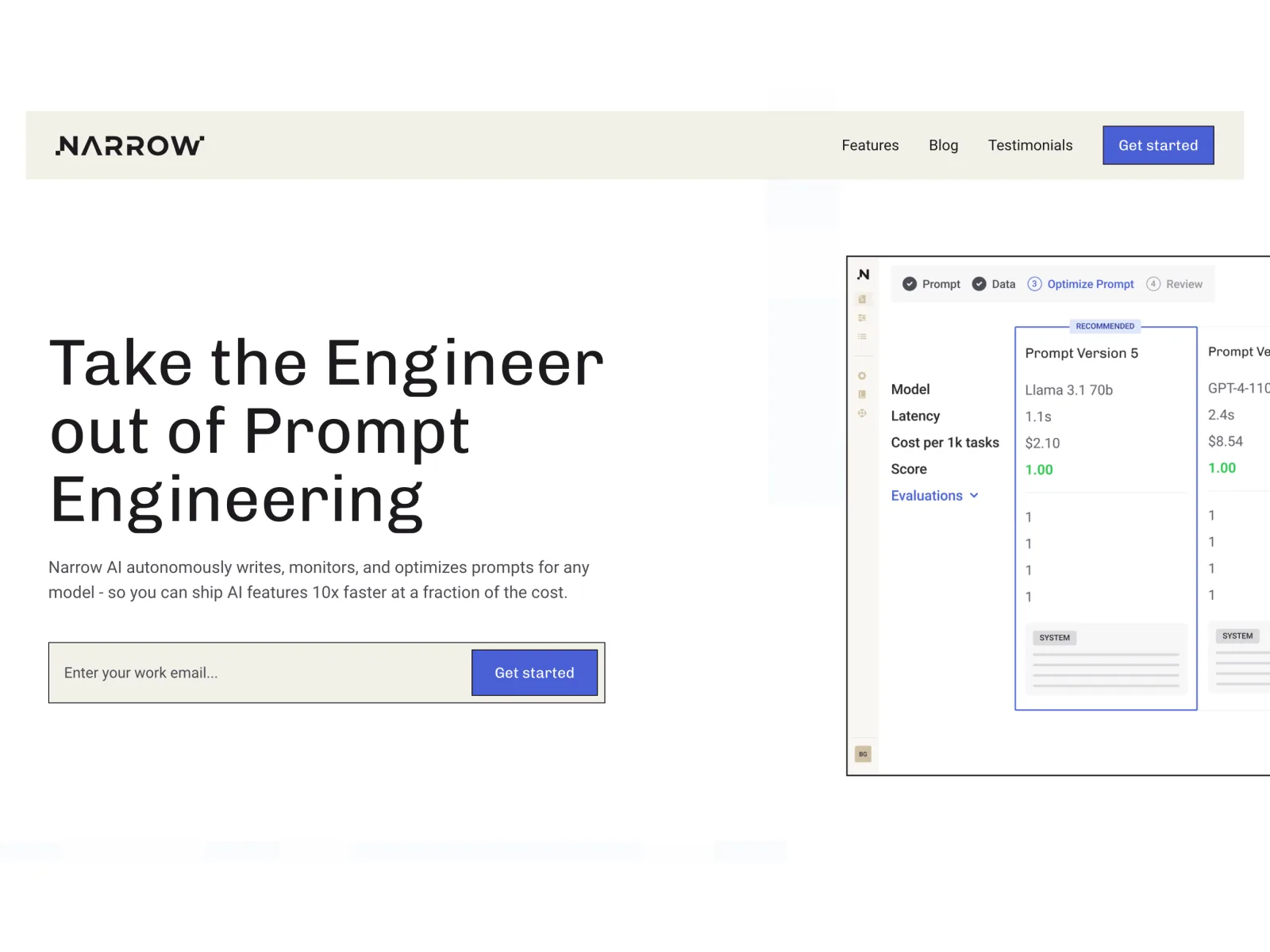 Narrow AI — Automated Prompt Engineering and Optimization