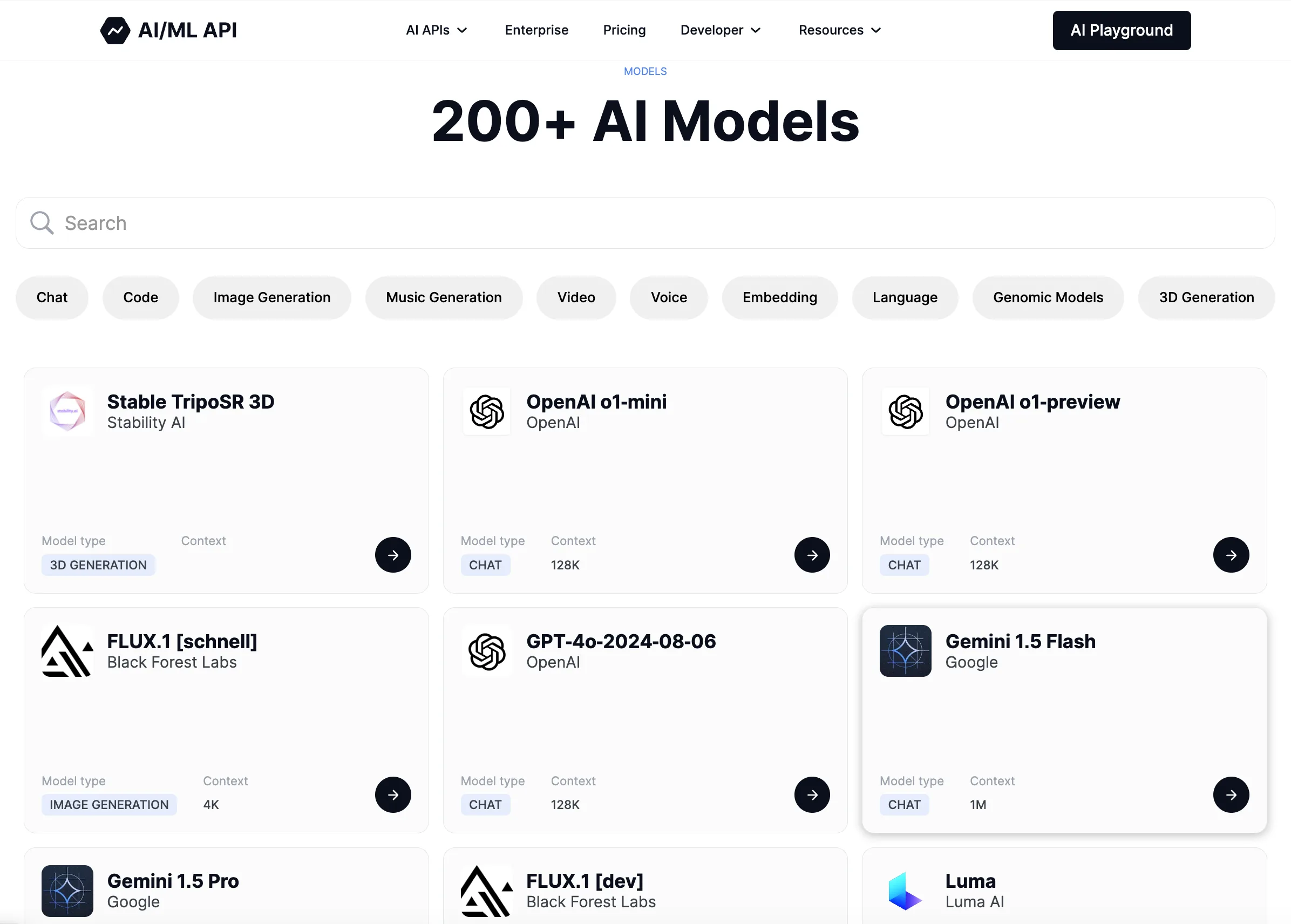 AI/ML API — Comprehensive Platform for AI Integration
