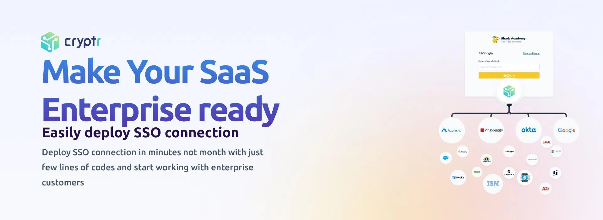 Cryptr — B2B authentication platform for SaaS solutions