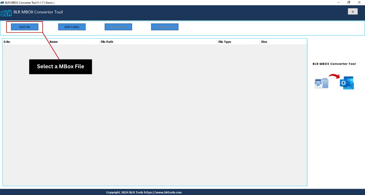 MBOX Exporter Converter Tool — Convert MBOX email files to Outlook PST data format