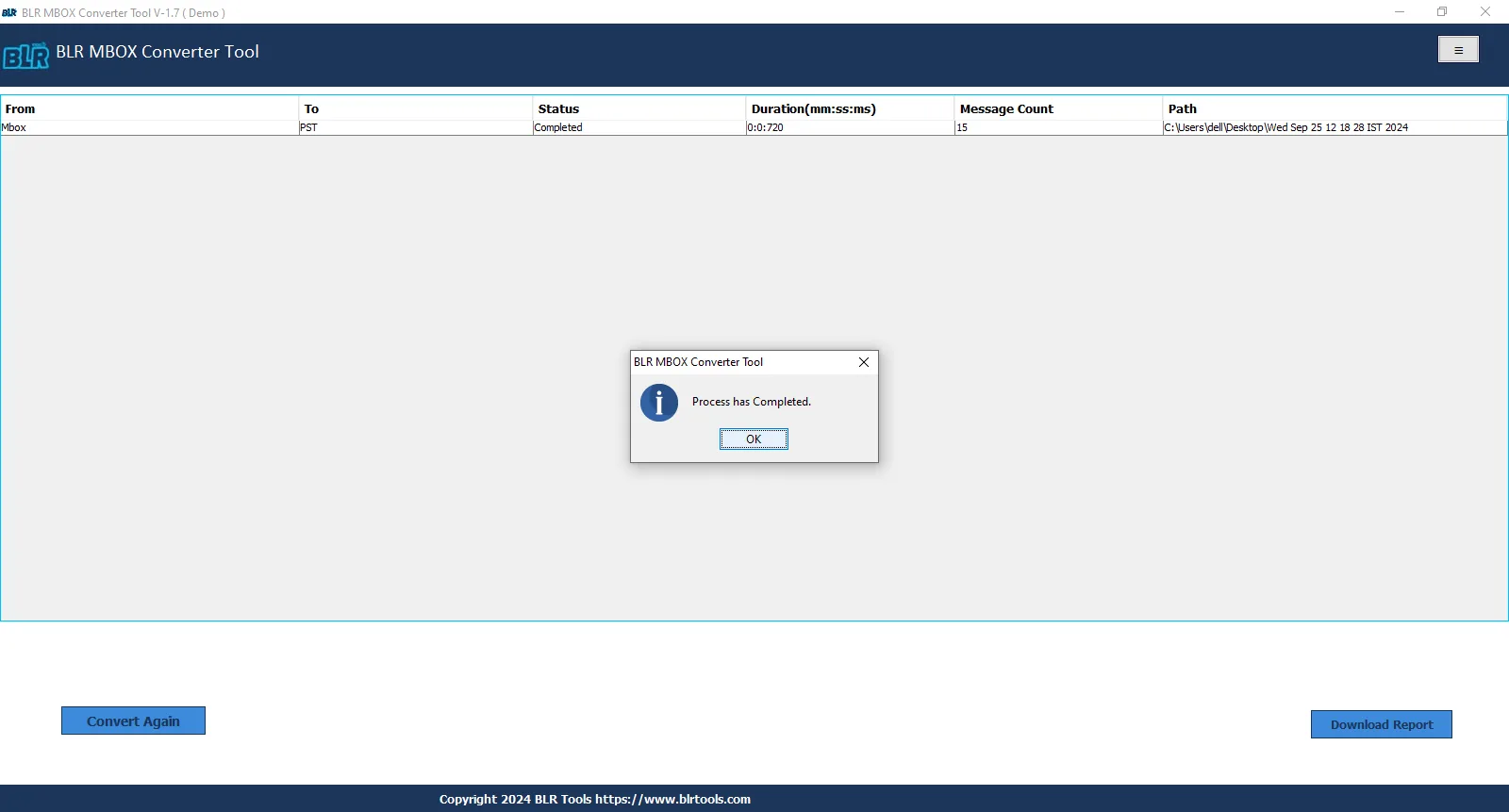 MBOX Exporter Converter Tool — Screenshots 3