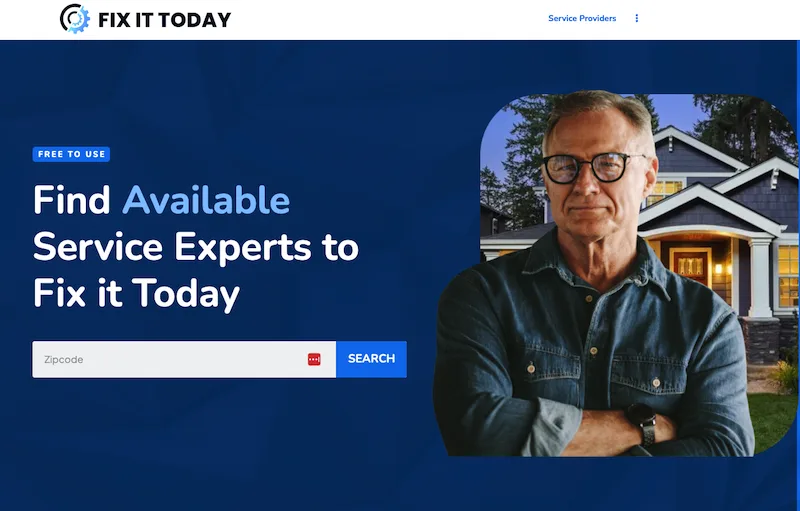 Fix it Today — Find Available Service Experts in Real Time