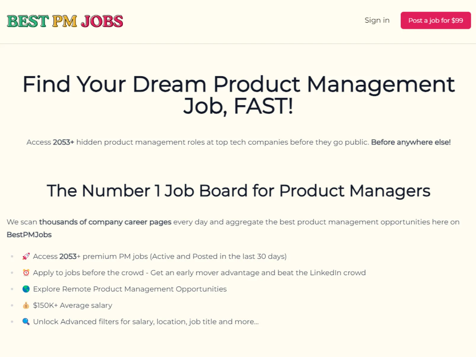 Best PM Jobs — Screenshots 1