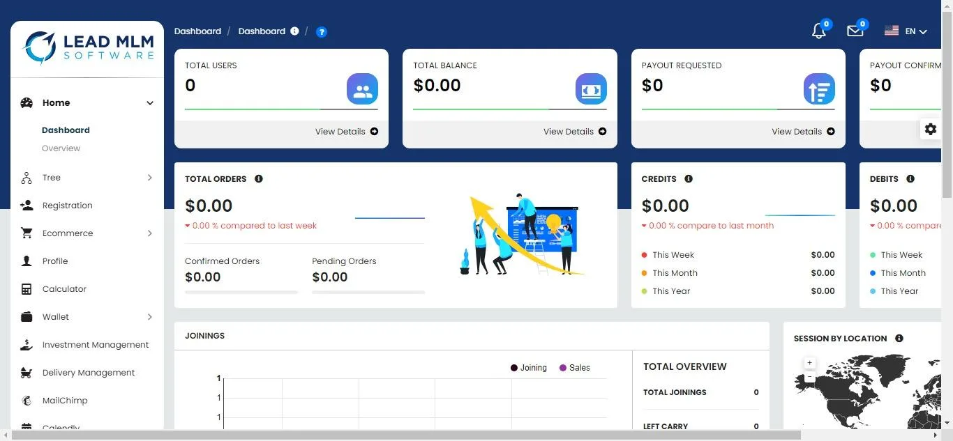 Lead MLM Software — Screenshots 2
