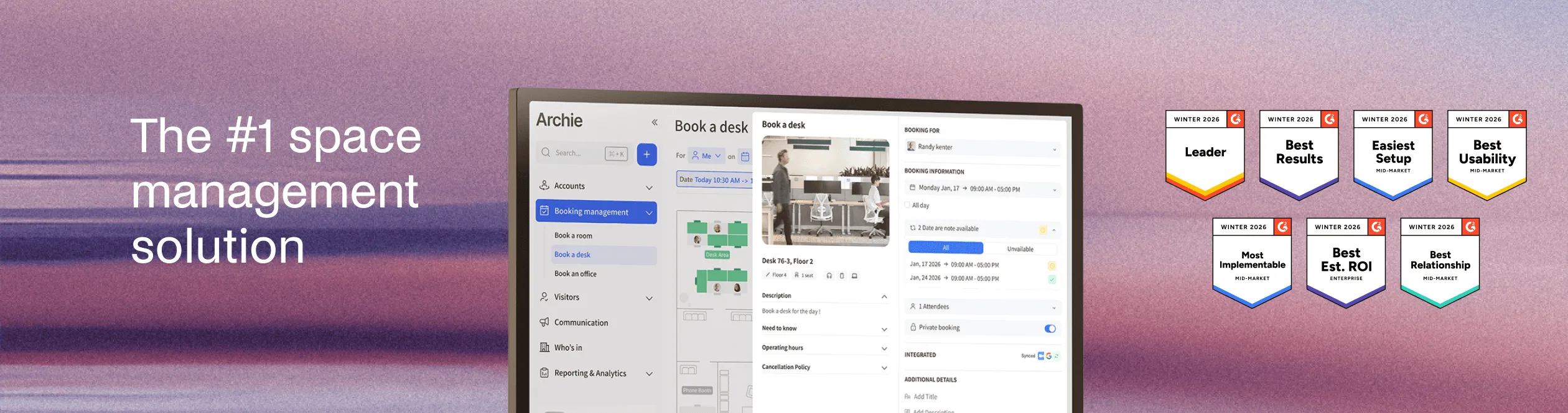 Archie — The #1 choice to manage offices, visitors & coworking spaces