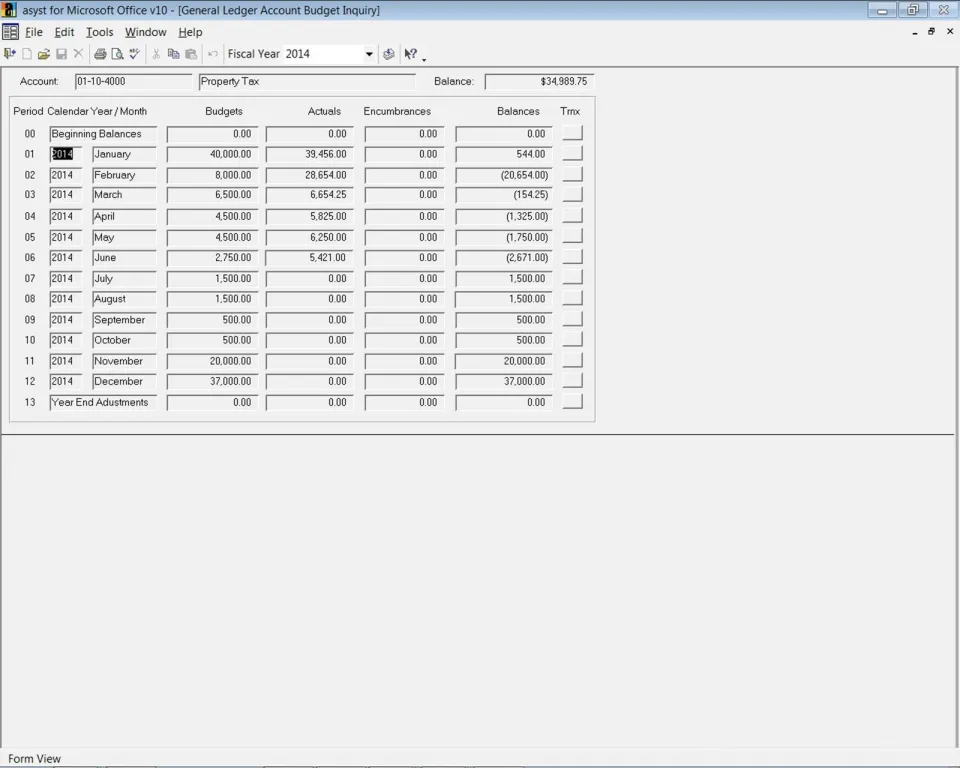 asyst:Financials — Screenshots 1