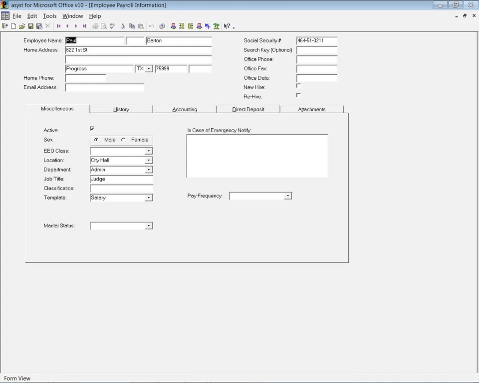 asyst:Financials — Screenshots 2