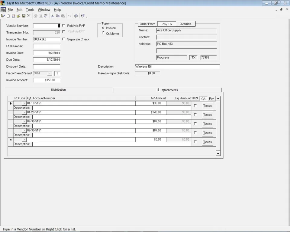 asyst:Financials — Screenshots 3