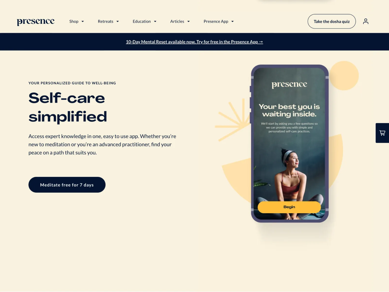 Presence — Meditation, Wellbeing, and Yoga App