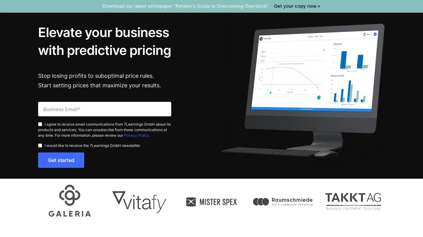 7learnings — Next-generation price optimization software powered by AI