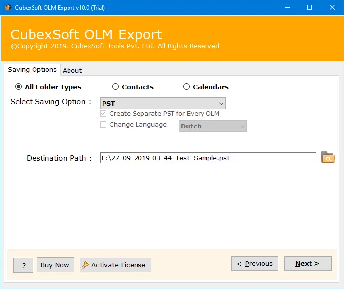 BitData Migration OLM Convert — Screenshots 2