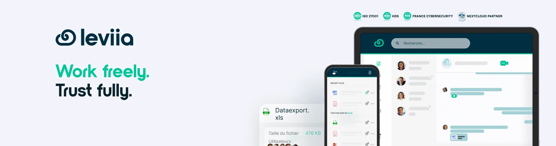 Leviia Next — Sovereign collaborative suite for teamwork