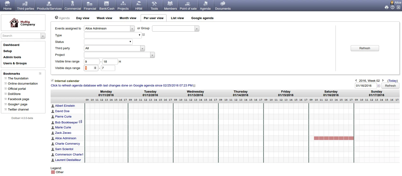 Dolibarr ERP CRM — Screenshots 3