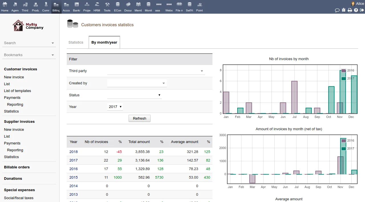 Dolibarr ERP CRM — Screenshots 4
