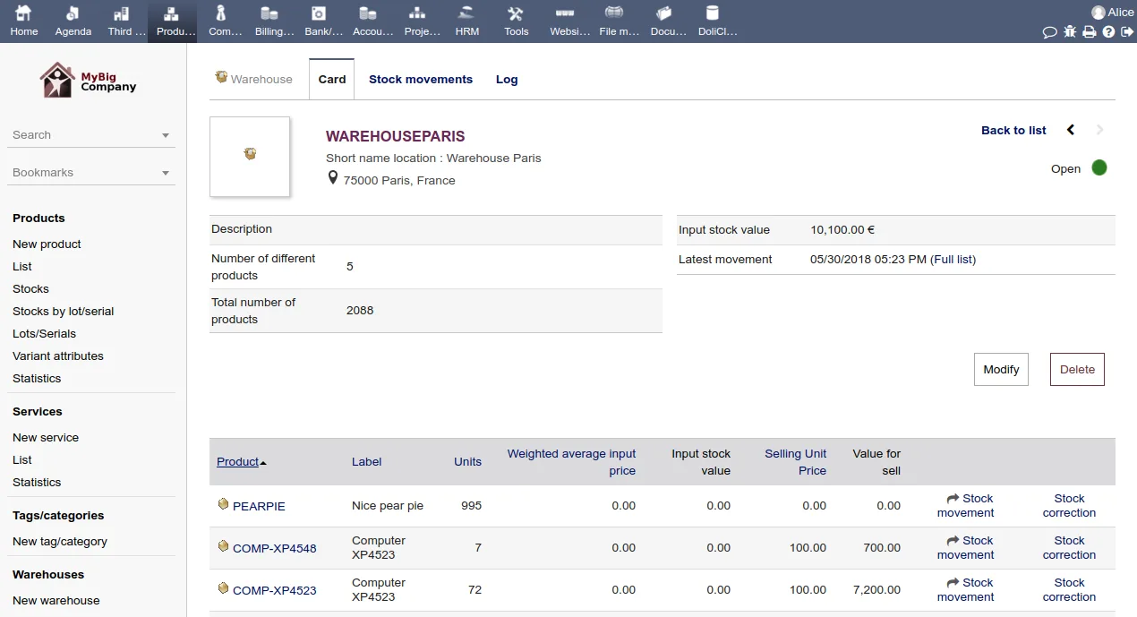 Dolibarr ERP CRM — Screenshots 6
