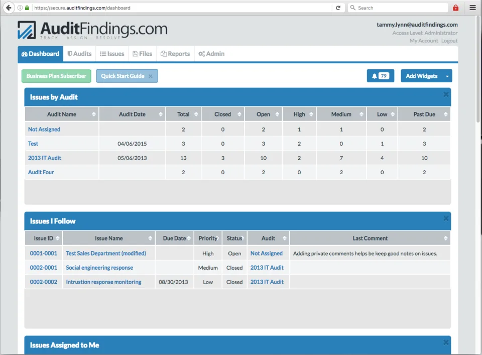 AuditFindings.com — Screenshots 1