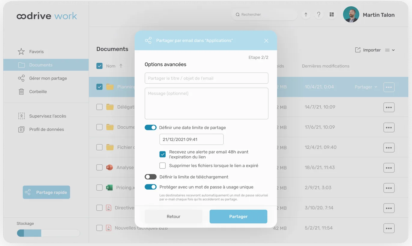 Oodrive Work — Screenshots 2