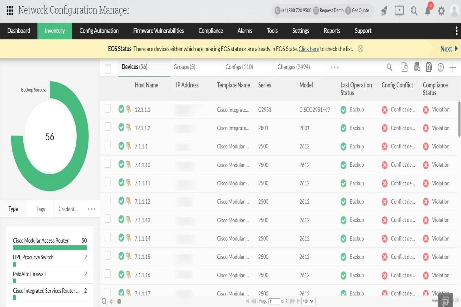 ManageEngine Network Configuration Manager — Screenshots 2