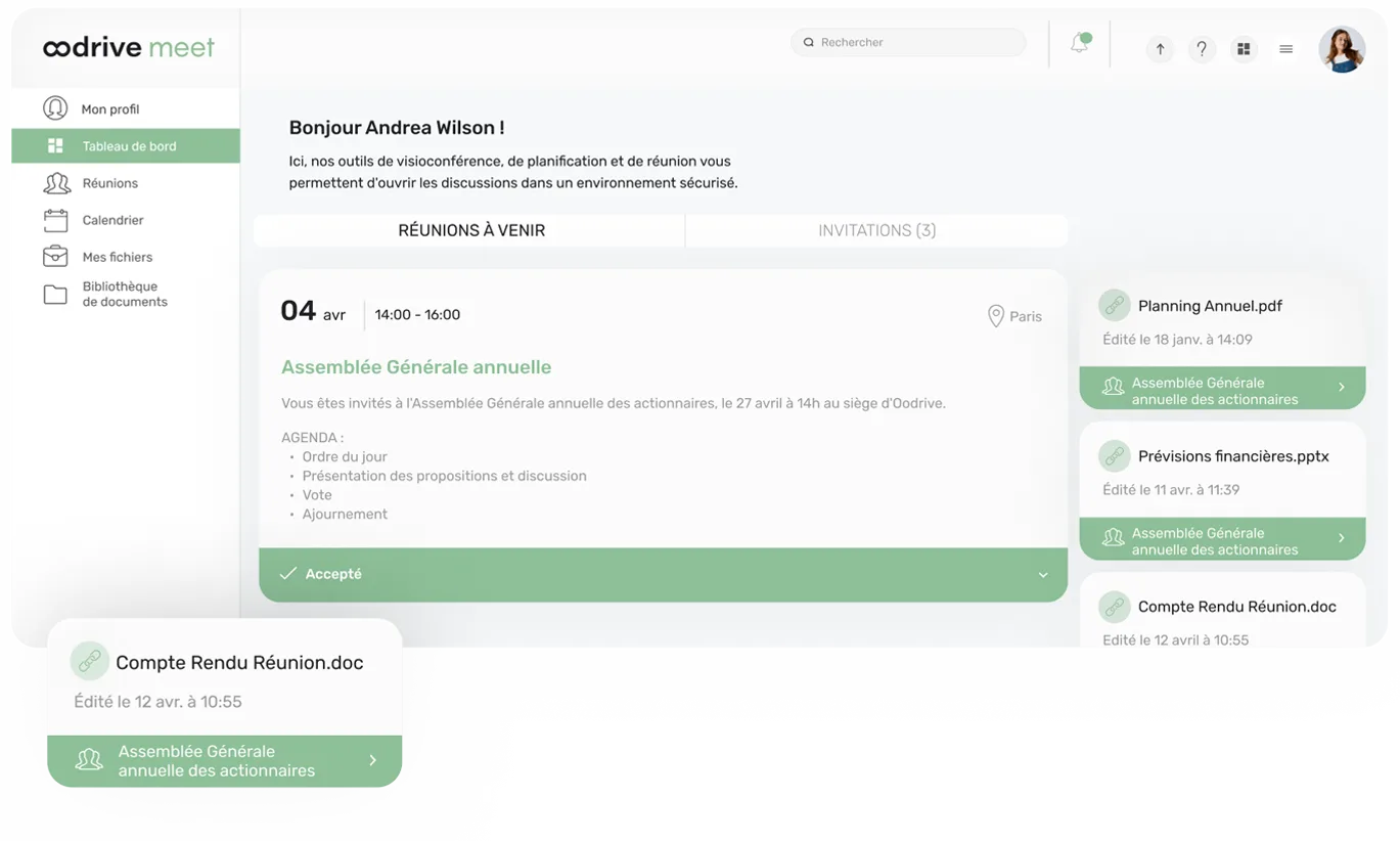 Oodrive Meet — Screenshots 1