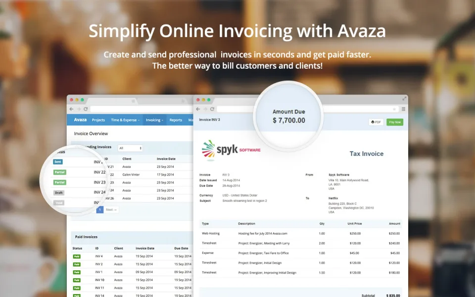 Avaza — Screenshots 2