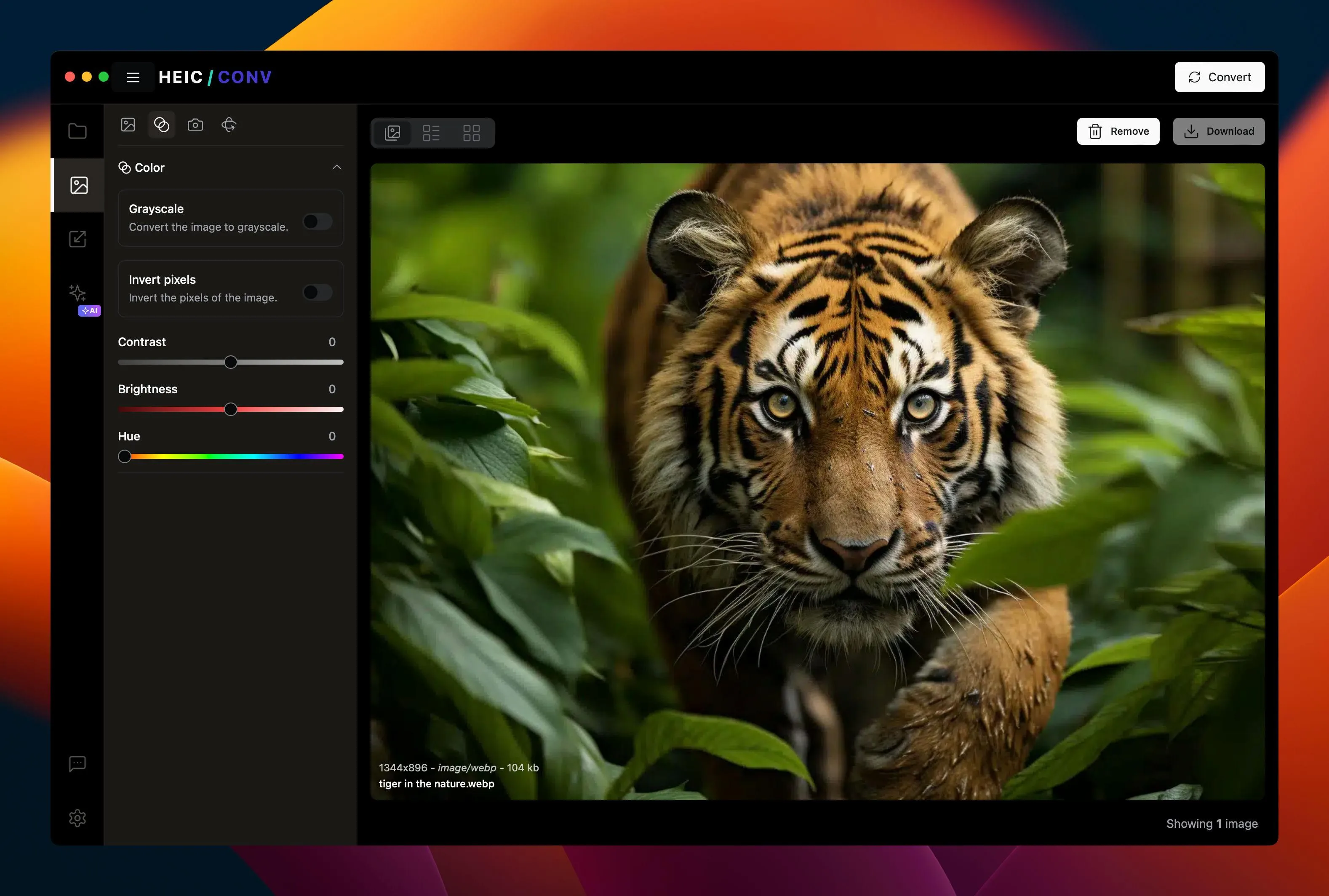 HEIC Convert — HEIC-Convert is a mass image conversion tool for Mac and Web