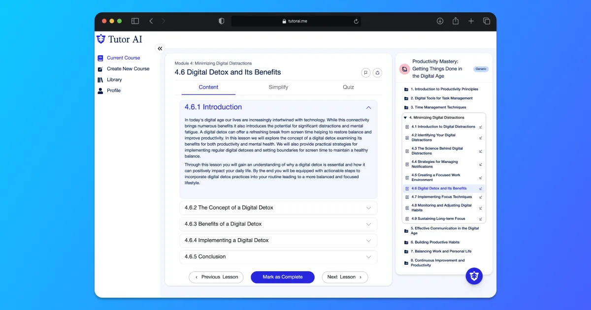 AI Tutor — Screenshots 1